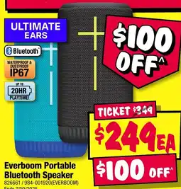 JB Hi-Fi Everboom Portable Bluetooth Speaker offer