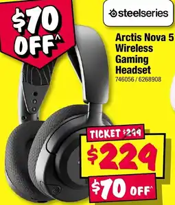 JB Hi-Fi Arctis Nova 5 Wireless Gaming Headset offer