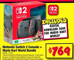 JB Hi-Fi Nintendo Switch 2 Console + Mario Kart World Bundle offer