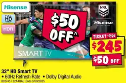 JB Hi-Fi Hisense 32" HD Smart TV offer
