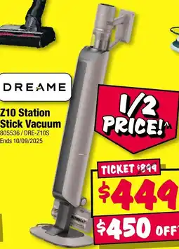 JB Hi-Fi DREAME Z10 Station Stick Vacuum offer