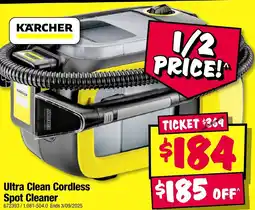 JB Hi-Fi Ultra Clean Cordless Spot Cleaner offer