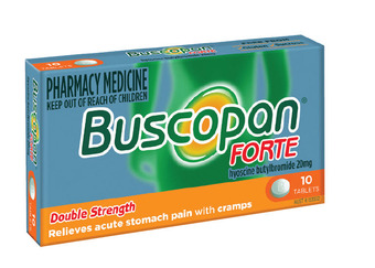 Buscopan forte 20mg 10 tablets