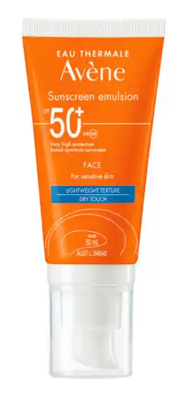 Malouf Pharmacies Avene sunscreen emulsion face spf 50+ 50ml offer