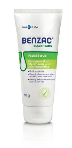 Ramsay Pharmacy Benzac blackheads facial scrub 60g offer