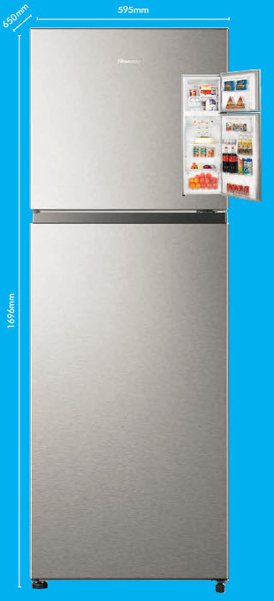 The Good Guys Hisense 326l top mount refrigerator offer
