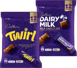 IGA Cadbury Share Pack 120‑180g Selected Varieties offer