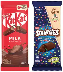 IGA Nestlé Chocolate Block 118‑180g Selected Varieties offer