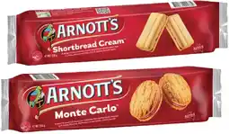 IGA Arnott’s Cream Biscuits 200‑250g Selected Varieties offer