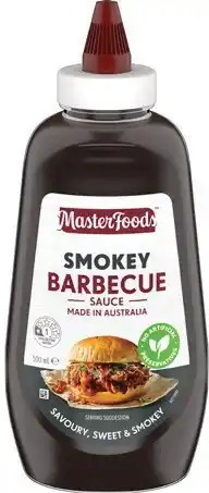IGA MasterFoods Barbecue or Tomato Squeezy Sauce 500mL offer