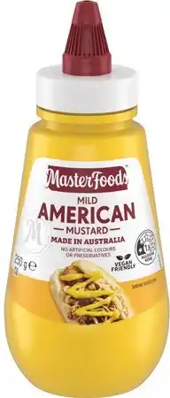 IGA MasterFoods Squeezy Mustard 250β275g Selected Varieties offer