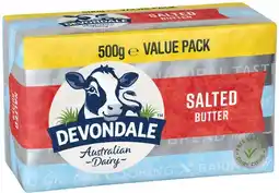 IGA Devondale Salted or Unsalted Butter 500g Selected Varieties offer