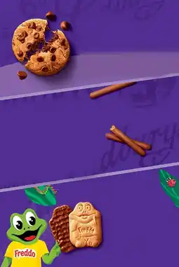 IGA Cadbury Cookies 156g, Fingers 114g or Freddo Milk Chocolate Biscuits 167g Selected Varieties offer