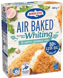 IGA Birds Eye Air Baked Crumbed Fish 250‑380g Selected Varieties offer