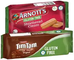 IGA Arnott’s Gluten Free Biscuits or Crackers 120‑150g Selected Varieties offer