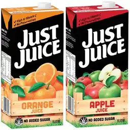 IGA Just Juice 1 Litre Selected Varieties offer