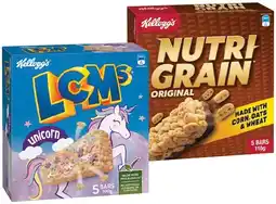 IGA Kellogg’s LCMs or Nutri‑Grain Bars 5 Pack Selected Varieties offer