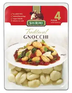 IGA San Remo Traditional Gnocchi 500g offer