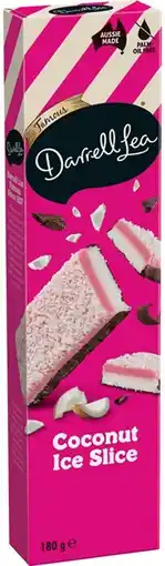 IGA Darrell Lea Coconut Ice Slice or Caramel Snow Slice 180g offer