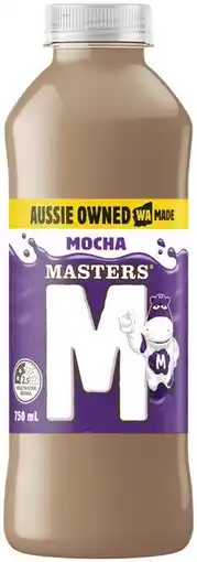 IGA Masters Flavoured Milk 750mL Selected Varieties offer