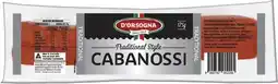 IGA D’Orsogna Cabanossi 175g Selected Varieties offer