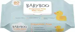 IGA Baby Boo Baby Wipes Unscented 80 Pack Selected Varieties offer