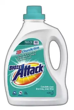 IGA Biozet Attack Regular Laundry Liquid 2 Litre offer