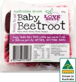 IGA Australian Love Beets Baby Beetroot 250g offer