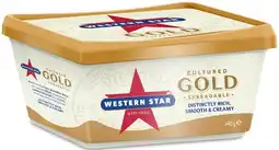 IGA Western Star Cultured Gold Spreadable 340g offer