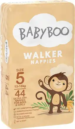 IGA BabyBoo Nappies 40-56 Pack Selected Varieties offer
