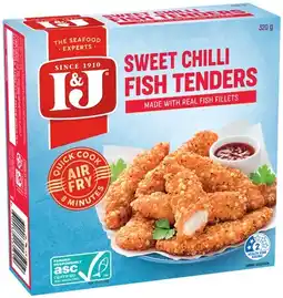 IGA I&J Fish Tenders 320g Selected Varieties offer