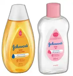 IGA Johnson’s Baby Oil or Shampoo 200mL Selected Varieties offer