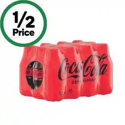 Woolworths Coca-Cola Classic, Zero Sugar or Sprite Soft Drink Varieties 12 x 300ml offer