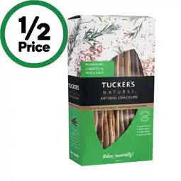 Woolworths Tucker’s Artisan Crackers 100g offer