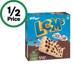 Woolworths Kellogg’s LCMs Bars 100-110g Pk 5 offer