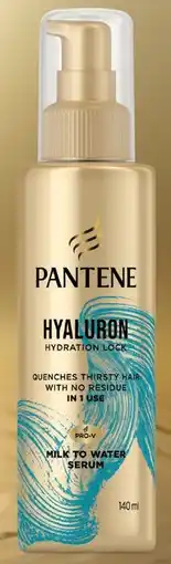 Coles Pantene Hyaluron Hydration Lock Hair Serum 140mL offer