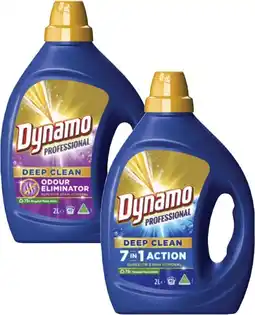 Coles Dynamo Professional Laundry Liquid 2 Litre offer