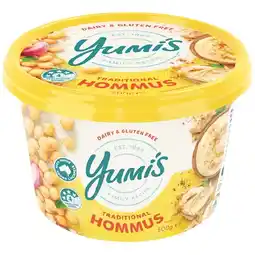 Woolworths Yumi’s Traditional Middle Eastern Hommus 500g – From the Fridge offer
