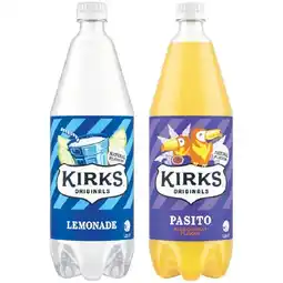 Woolworths Kirks Soft Drink Varieties 1.25 Litre offer