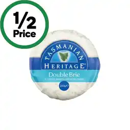 Woolworths Tasmanian Heritage Brie or Camembert 200g – From the Deli offer