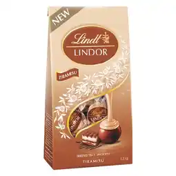 Woolworths Lindt Lindor Pouches 123-125g offer