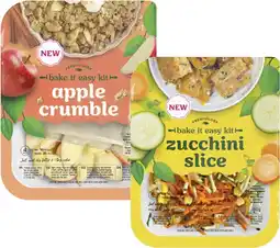 Coles Freshology Apple Crumble 490g Pack or Zucchini Slice 440g Pack offer