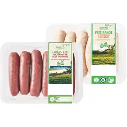 Woolworths Macro Australian Grass Fed Sausage Varieties 500g Pk 6 offer