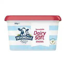 Woolworths Devondale Dairy Soft Spreadable Butter 500g offer