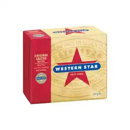 Woolworths Western Star Butter Block 500g offer