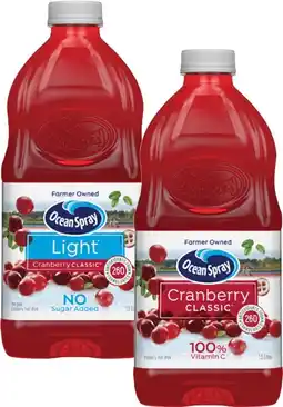 Coles Ocean Spray Drink 1.5 Litre offer