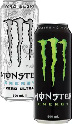 Coles Monster Energy Drink 500mL offer