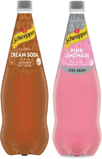 Coles Schweppes Soft Drink 1.1 Litre offer