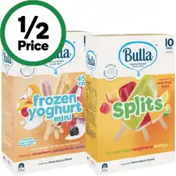 Woolworths Bulla Everyday or Variety Multipacks 472-750ml Pk 8-14 – From the Freezer offer