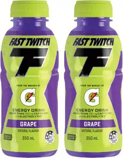 Coles Gatorade Fast Twitch Energy Drink 350mL offer